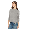 PK18A69HX Women's Side Tie Cashmere Crew Sweater